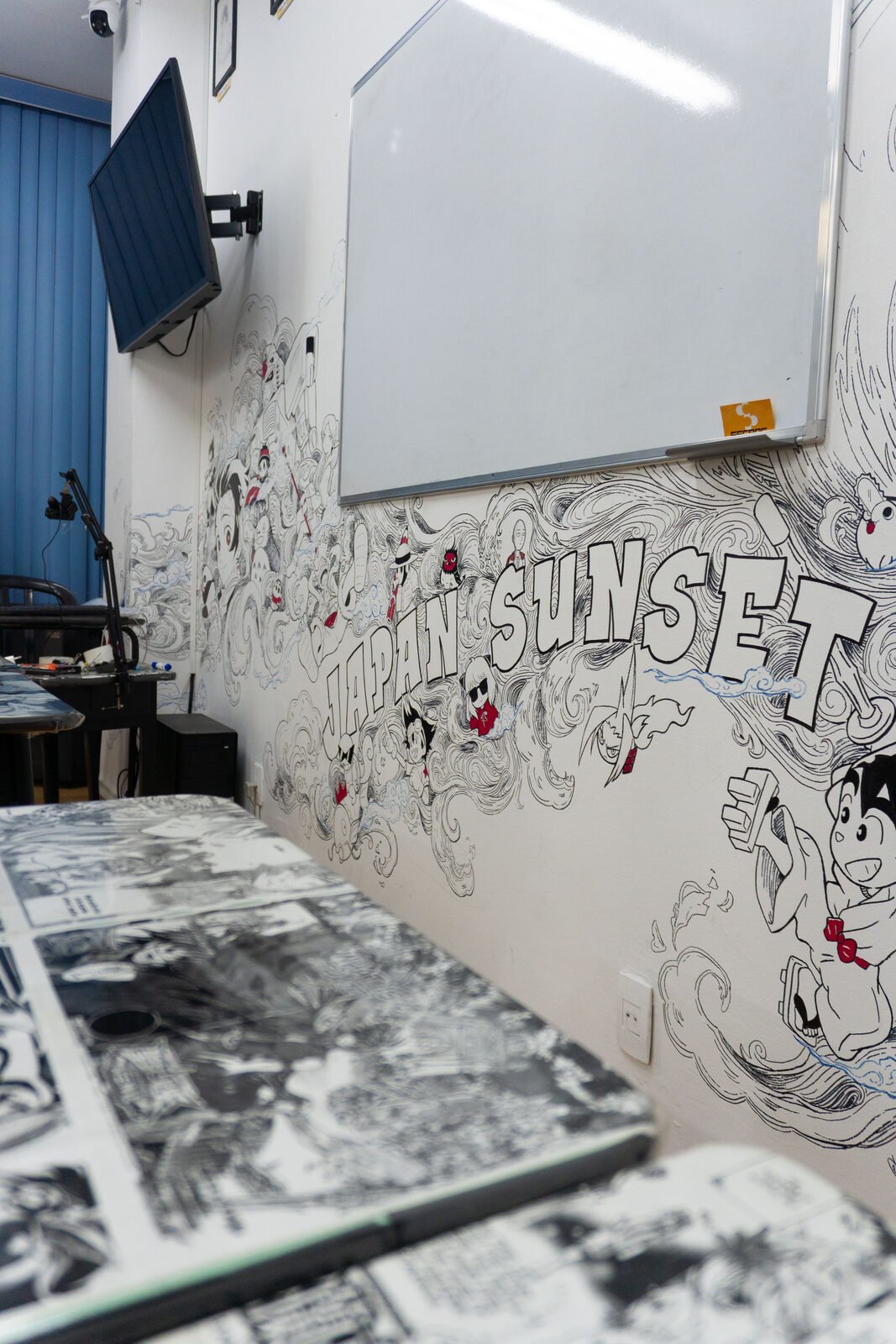 Trabalho de aluno — Escola de Mangá Japan Sunset