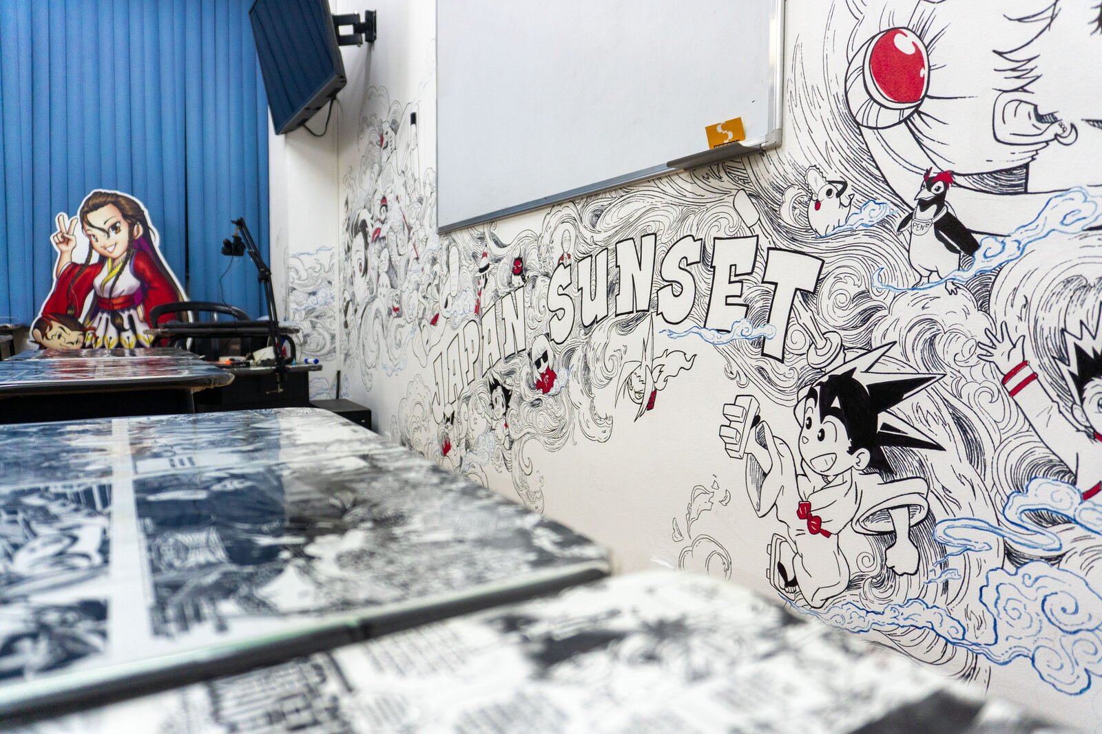 Trabalho de aluno — Escola de Mangá Japan Sunset
