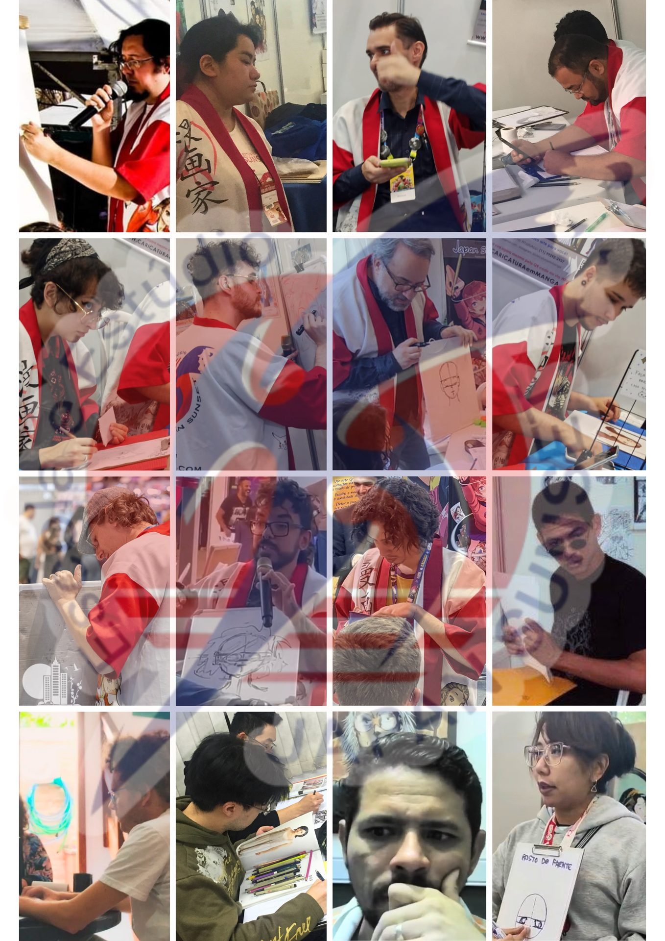 Senseis e discípulos Japan Sunset