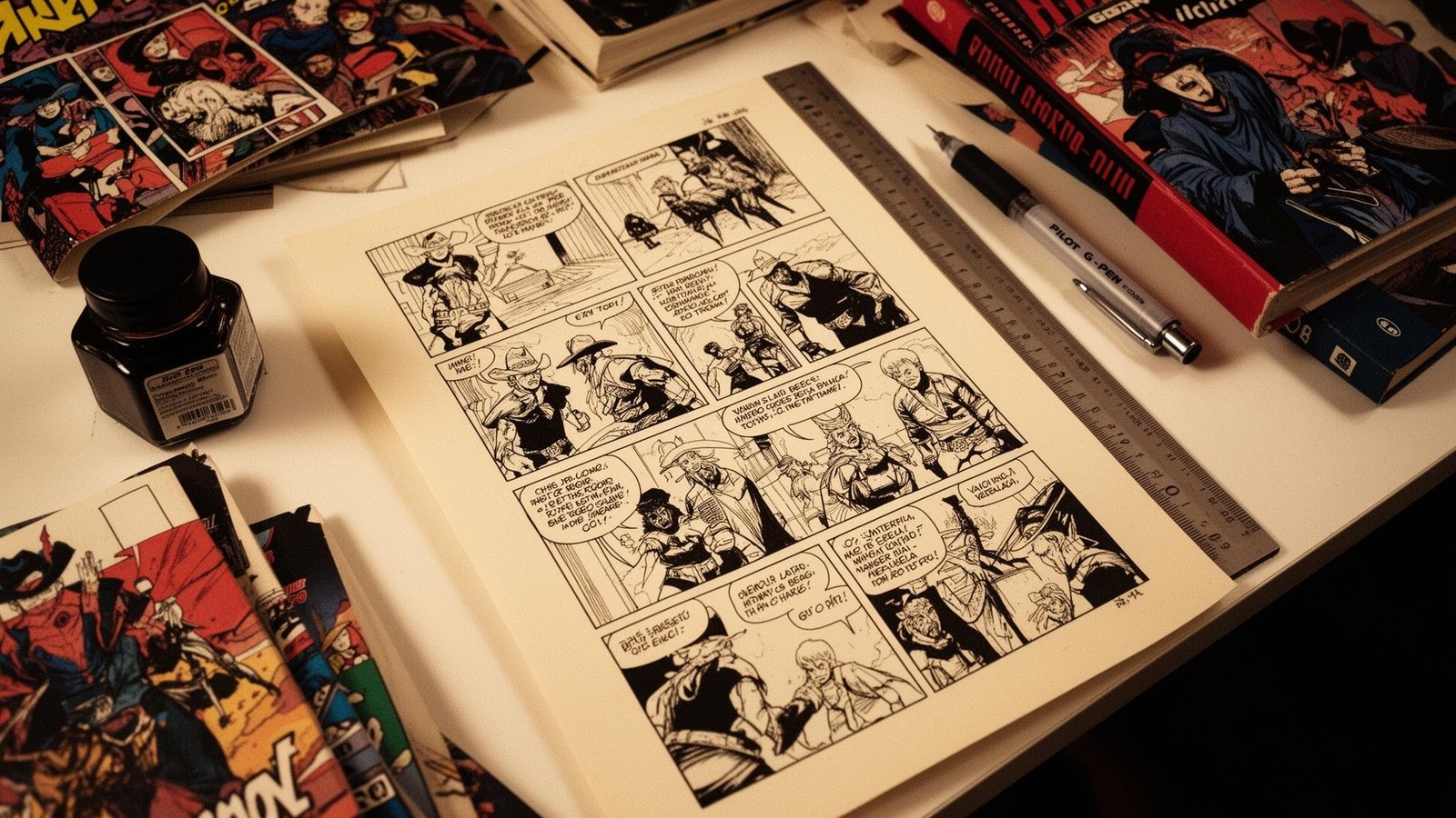 Curso de criação de HQ — Escola de Mangá Japan Sunset