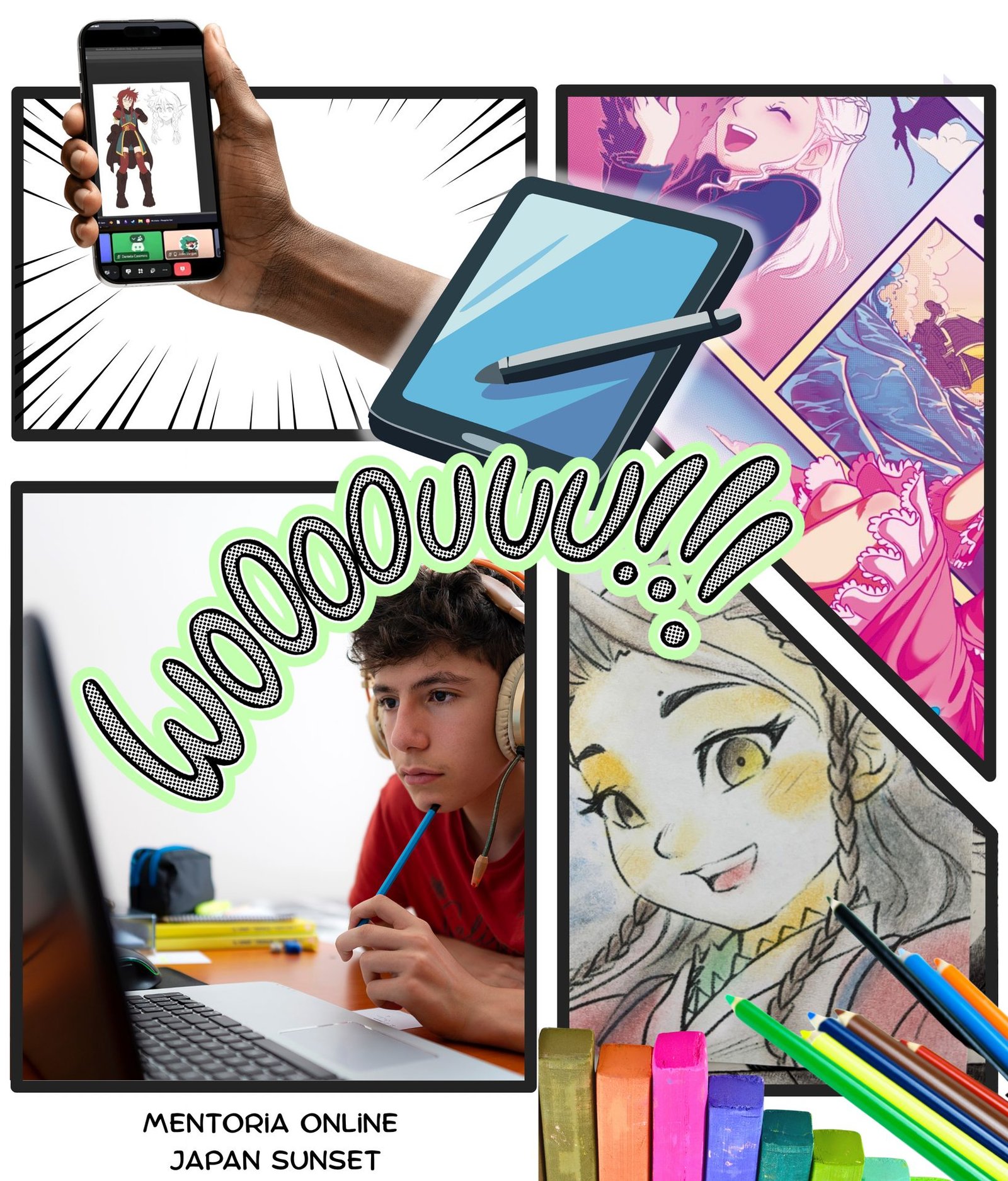 Mentoria online de mangá