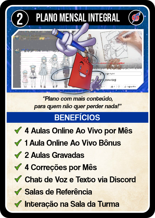 Carta do plano Plano Online Mensal Integral — verso