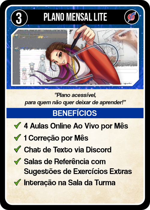 Carta do plano Plano Online Mensal Lite — verso